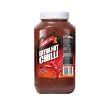 Crucials Extra Hot Chilli Sauce 2.27 Litres Crucials Extra Hot Chilli Sauce 2.27 Litres